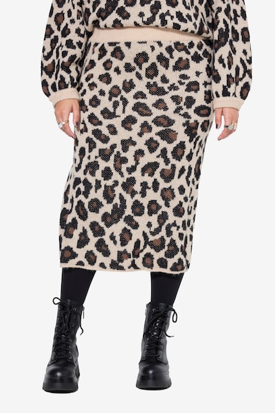 Studio Untold Skirt in Light beige / Brown / Dark brown, Item view