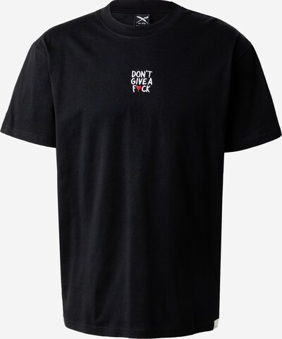 Iriedaily T-Shirt 'Give A' in rot / schwarz / weiß, Produktansicht