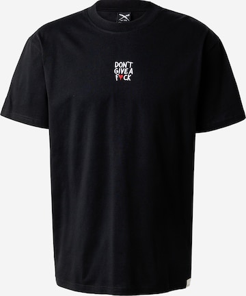 Iriedaily T-Shirt 'Give A' in Schwarz: predná strana