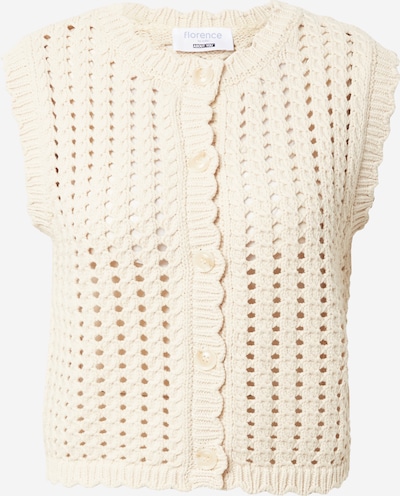 florence by mills exclusive for ABOUT YOU Cardigan en blanc naturel, Vue avec produit