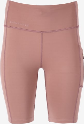 ENDURANCE Skinny Sportbroek 'Thadea' in Roze: voorkant