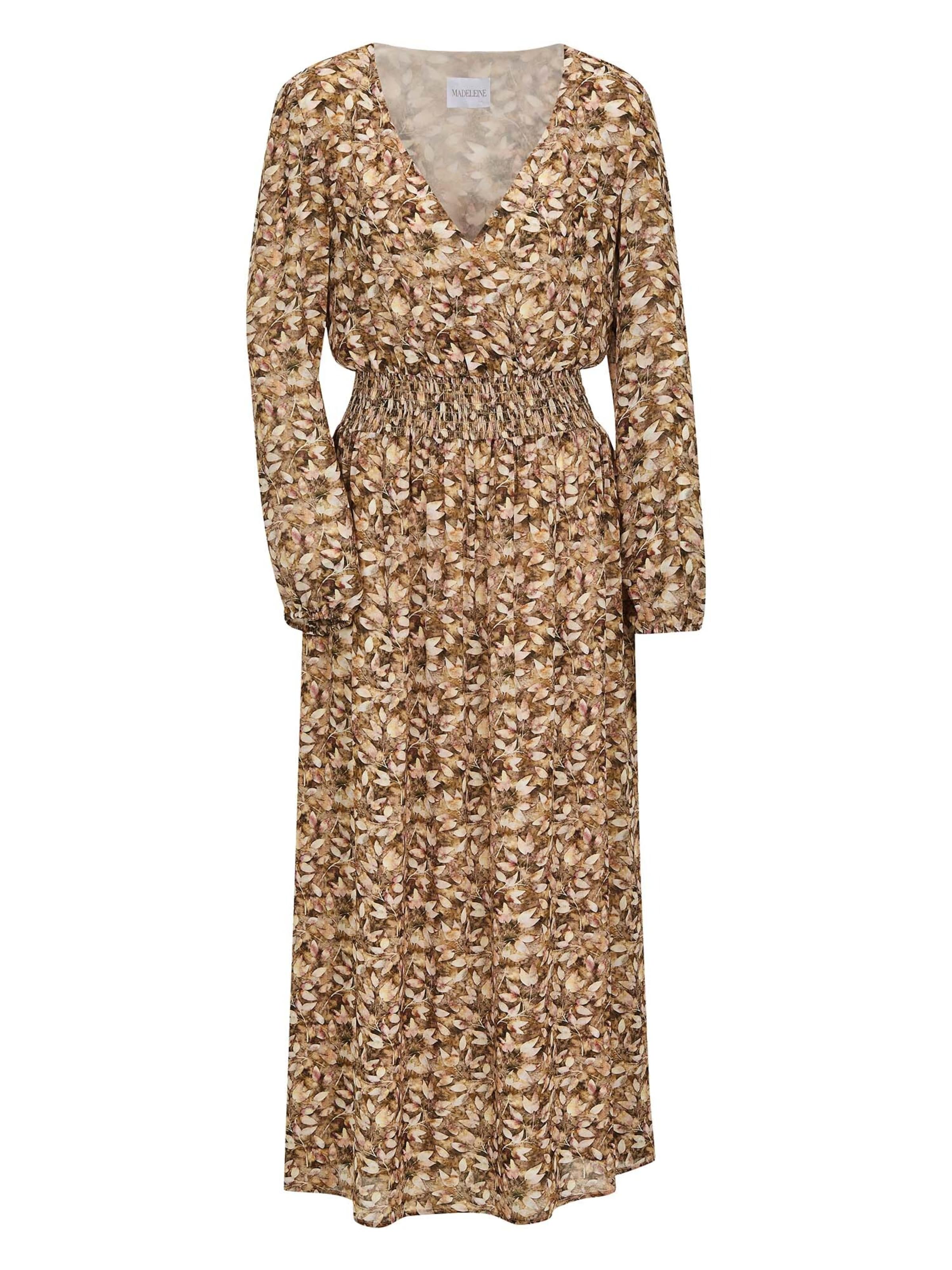 Robe MADELEINE en beige : devant