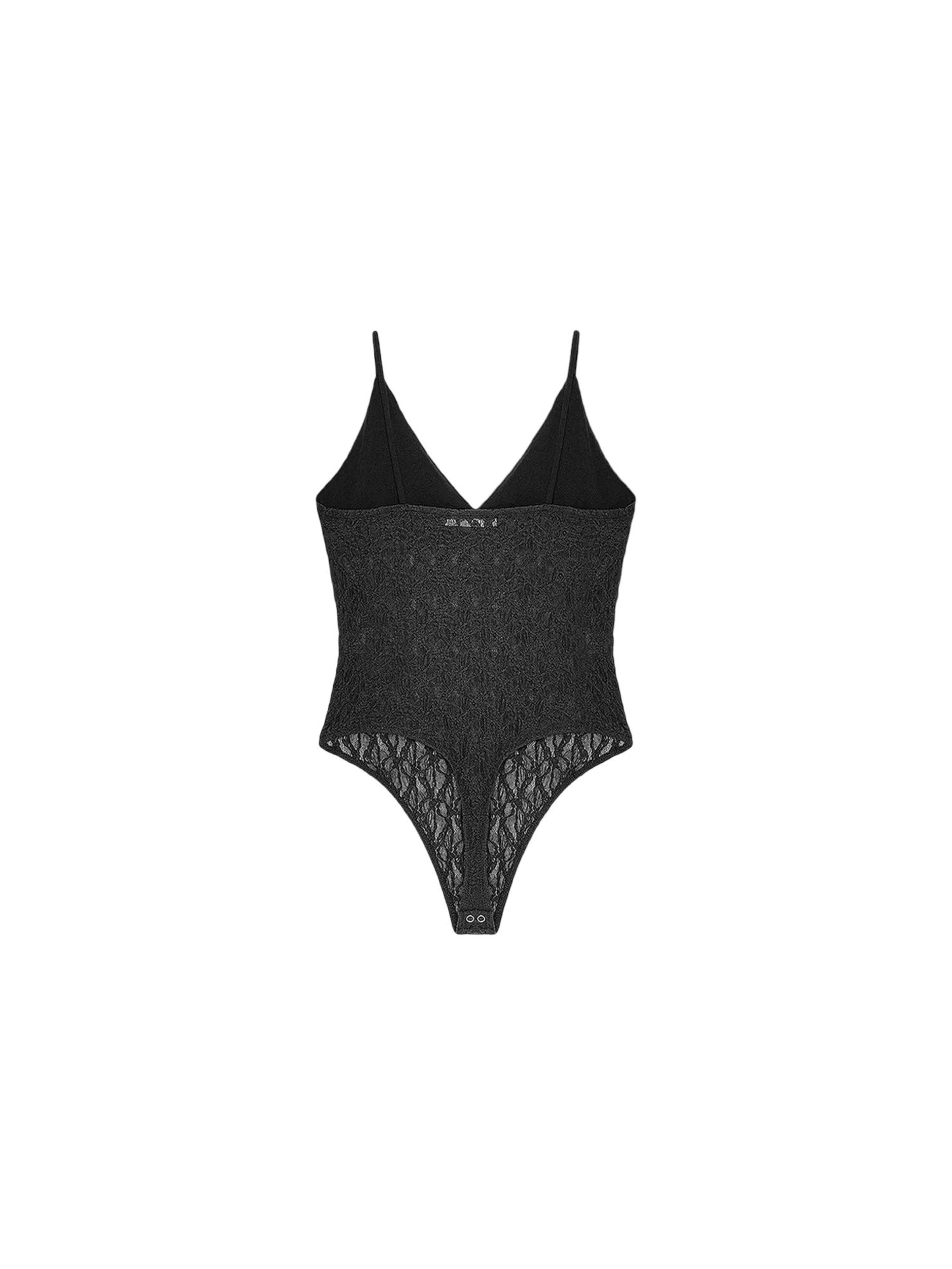 Dilvin Bodysuit 'Blusen' in Black