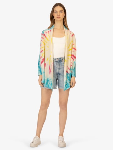 Rainbow Cashmere Knit Cardigan in Mixed colors