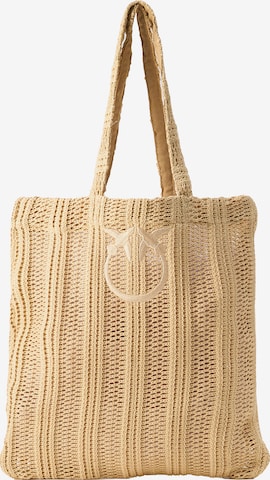Cabas PINKO en beige : devant