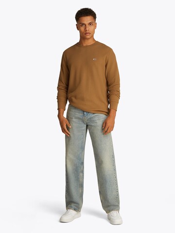 Tommy Jeans Тениска в бежово