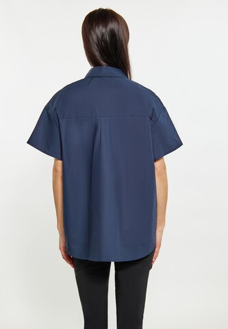 usha BLACK LABEL - Blusa en azul