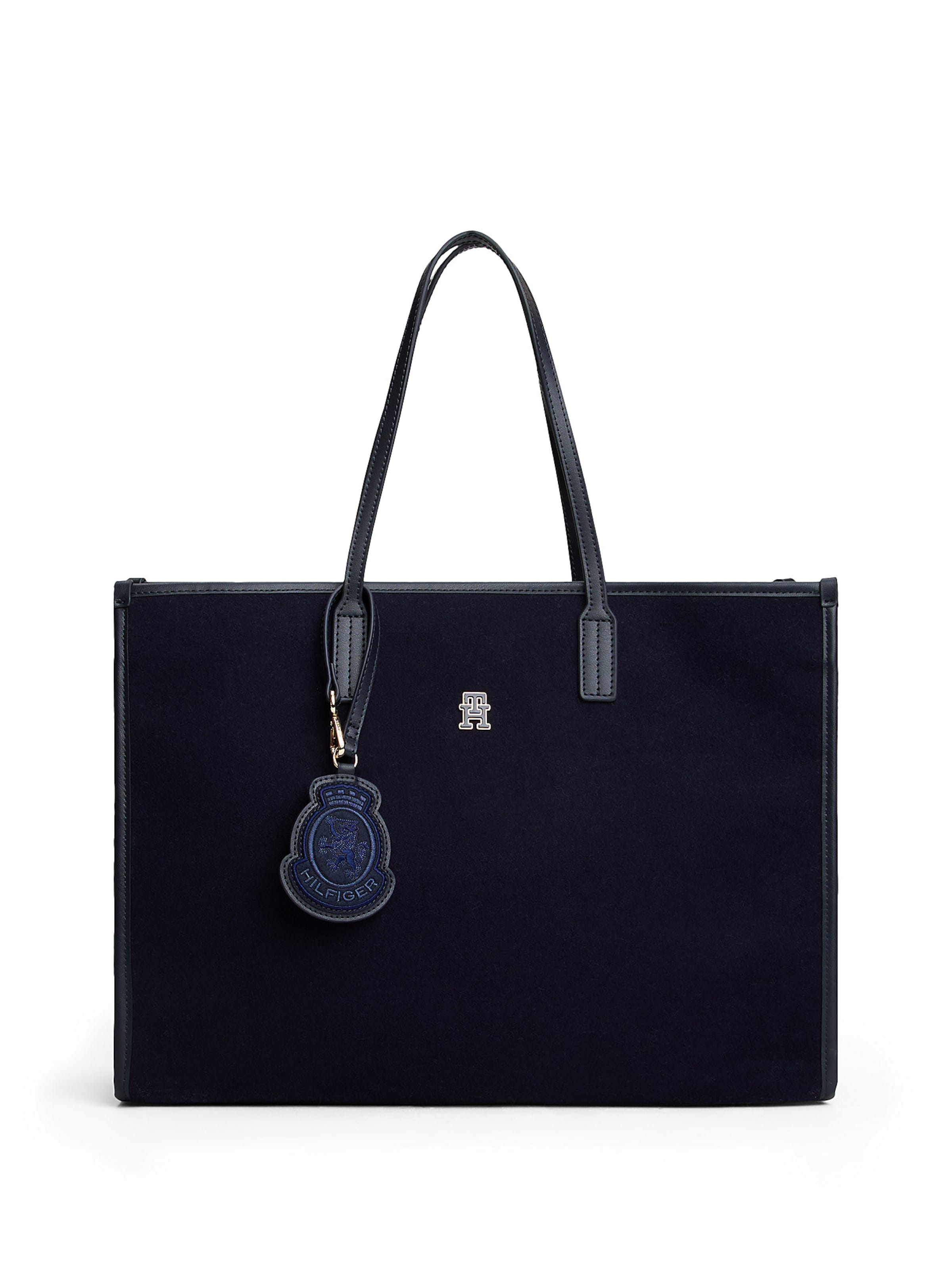 TOMMY HILFIGER Shopper in Blauw: voorkant