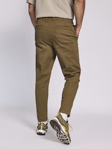 Regular Pantalon à pince 'Jacko' Redefined Rebel en vert