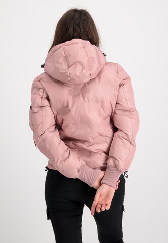 ALPHA INDUSTRIES Zimní bunda – pink