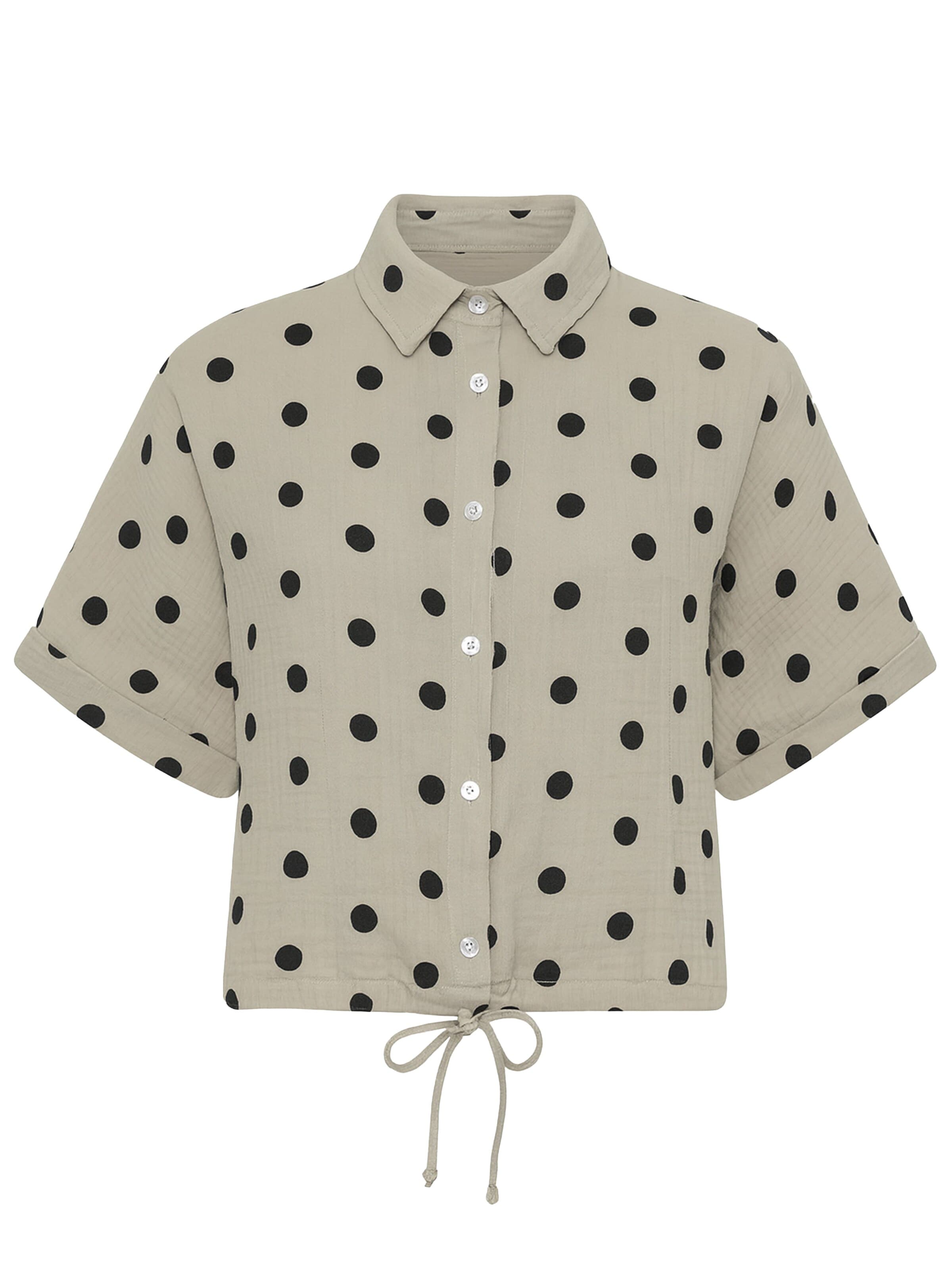 SASSYCLASSY Blouse in Grey: front