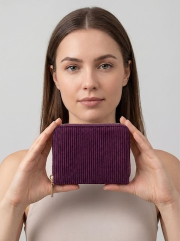 MILLYMILK® Wallet 'FONDO SMALL' in Purple: front