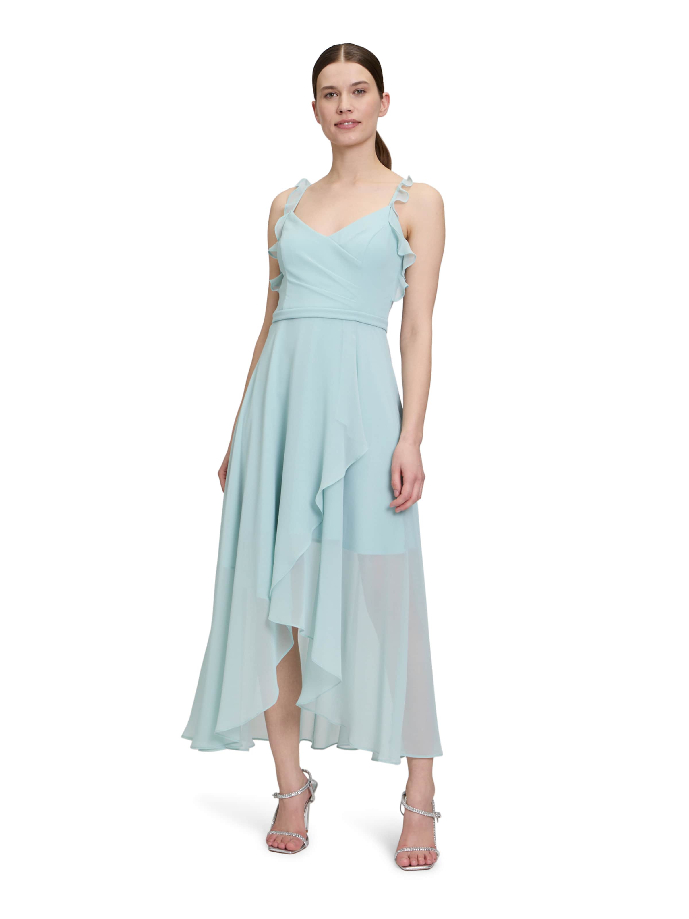 Abito da sera di Vera Mont in verde: frontale