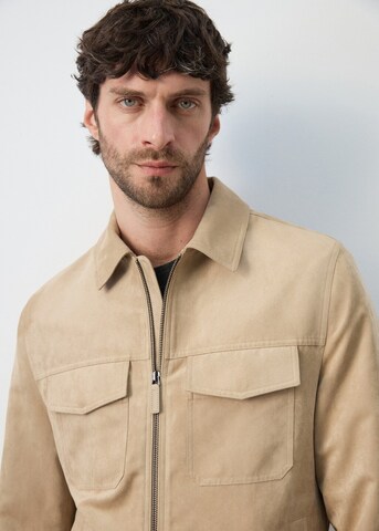MANGO MAN Between-Season Jacket 'Joan' in Beige