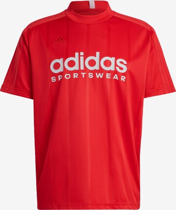 T-Shirt fonctionnel 'Tiro' ADIDAS SPORTSWEAR en rouge : devant