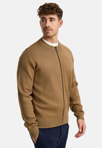 INDICODE JEANS Knit cardigan 'Laos' in Brown
