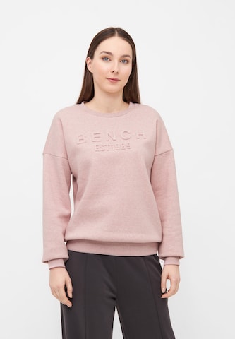 BENCH Sweatshirt in Pink: Vorderseite