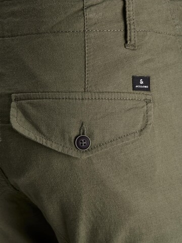 JACK & JONES Tapered Cargobukser 'Paul' i grøn