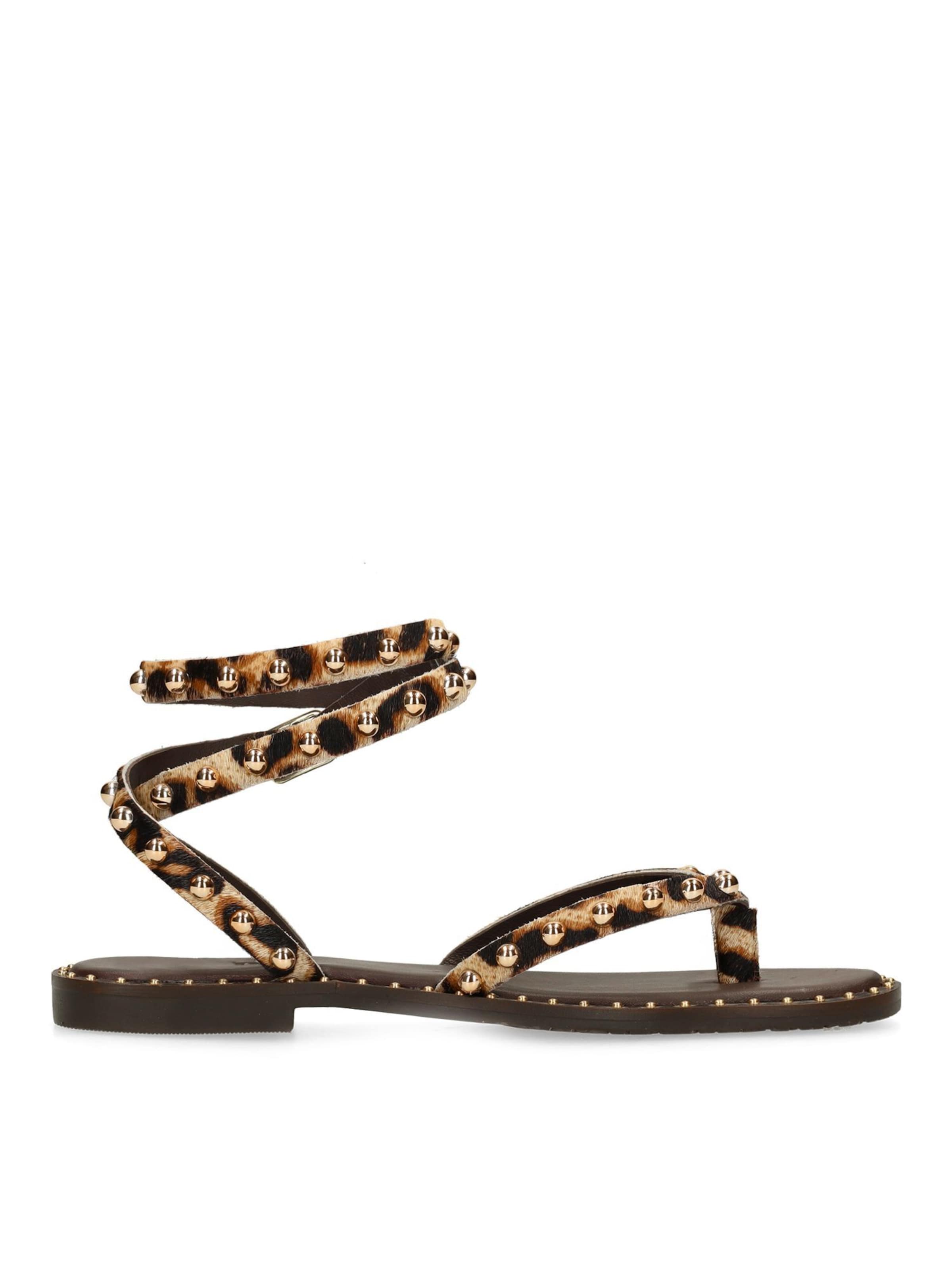 Tongs SACHA en marron