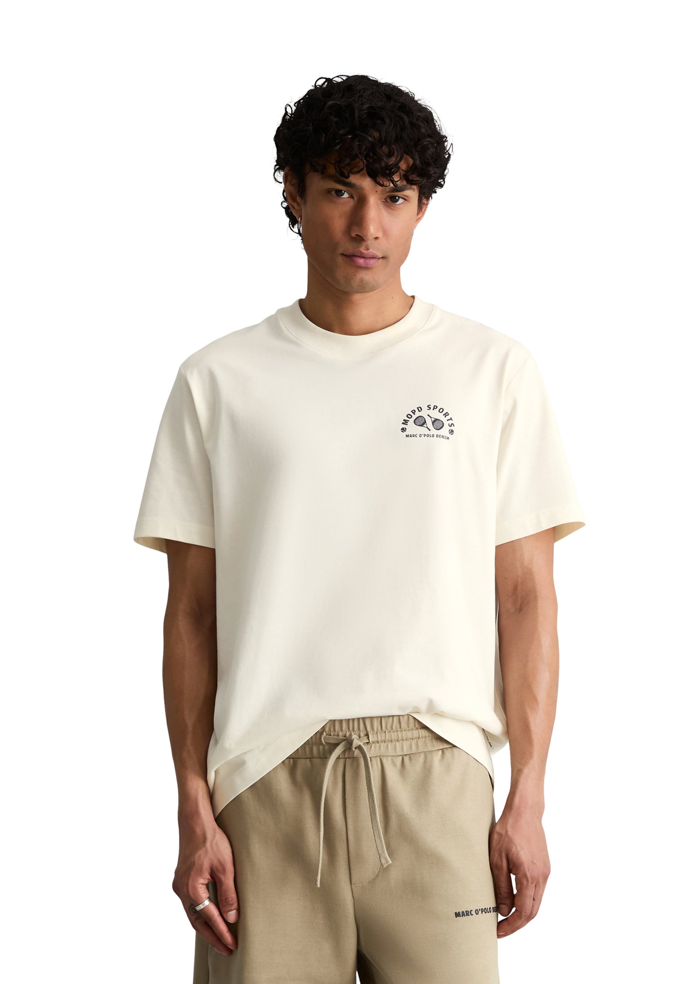 Marc O'Polo DENIM Shirt in Beige: voorkant