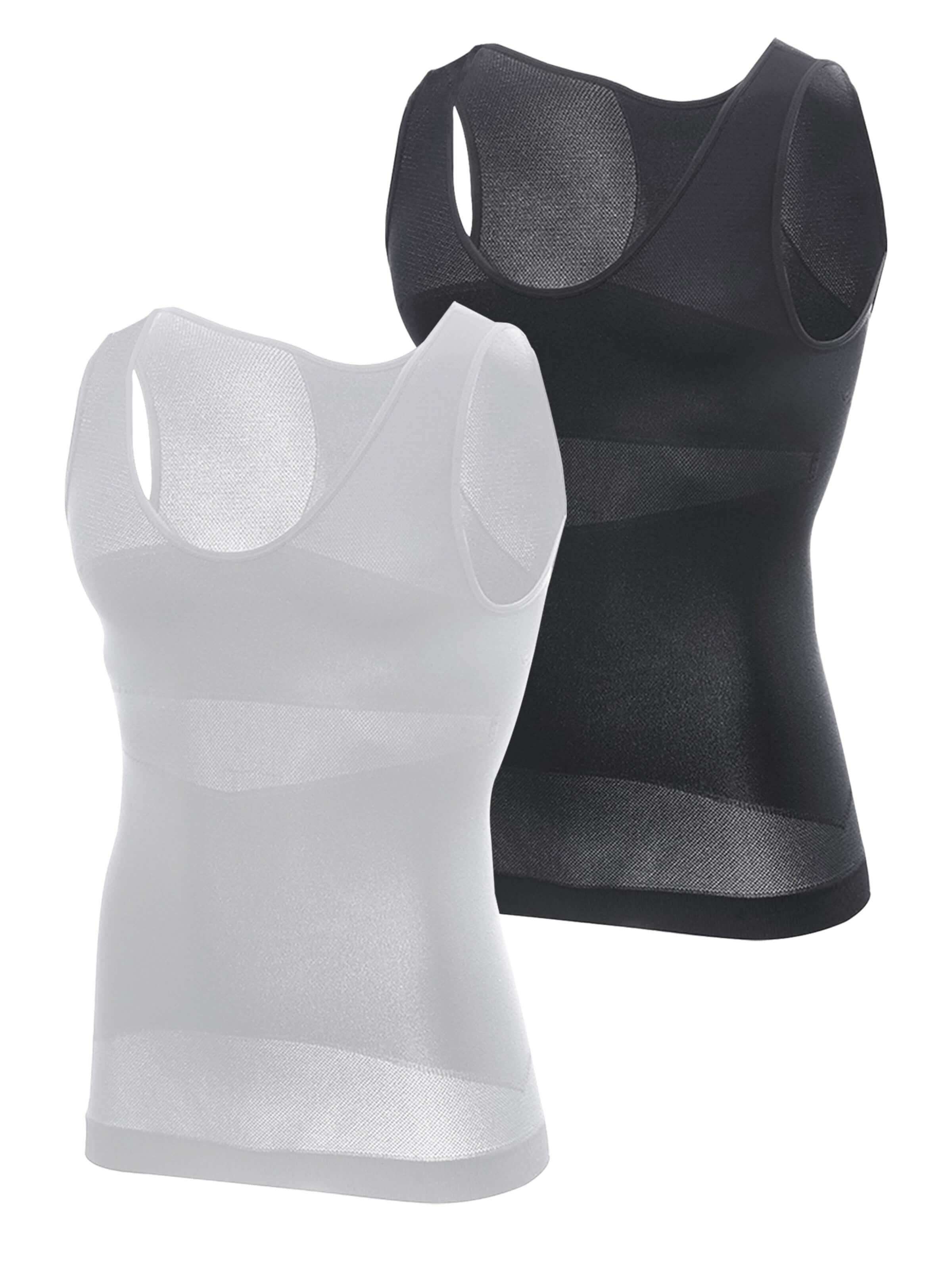 MEETWEE Onderhemd '2-Pack tummy control vest' in Gemengde kleuren: voorkant