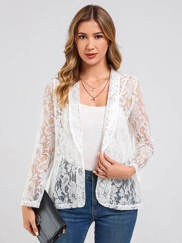 LapaPlus Strickjacke in Weiß