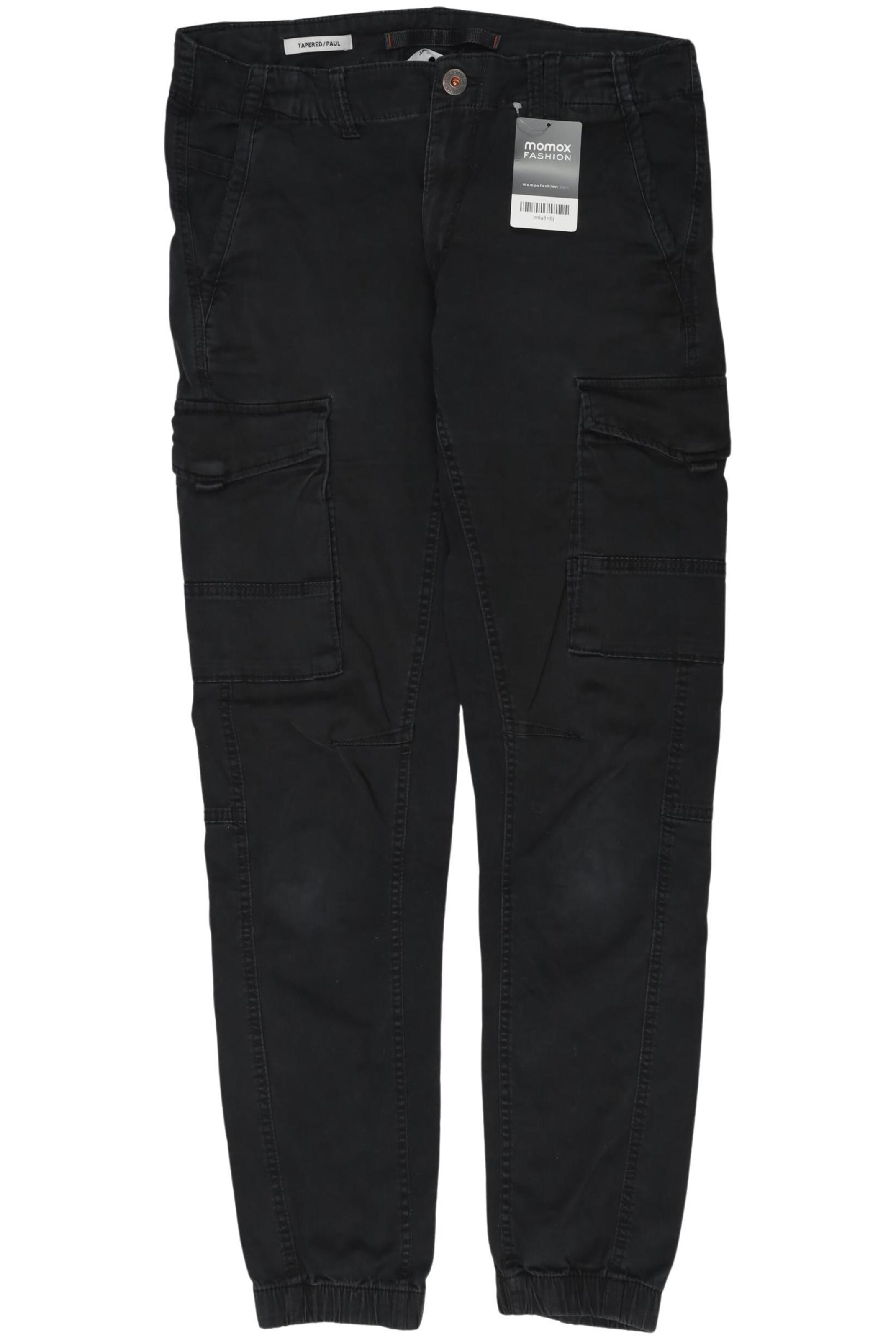 JACK & JONES Pants in 31 in Black: front