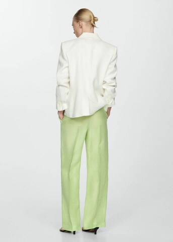 Loosefit Pantalon à pince 'Lime' MANGO en vert
