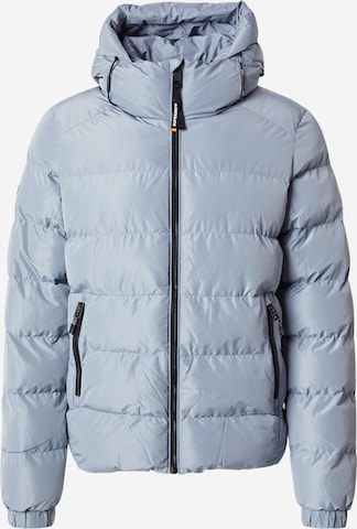 Veste d’hiver Superdry en bleu : devant