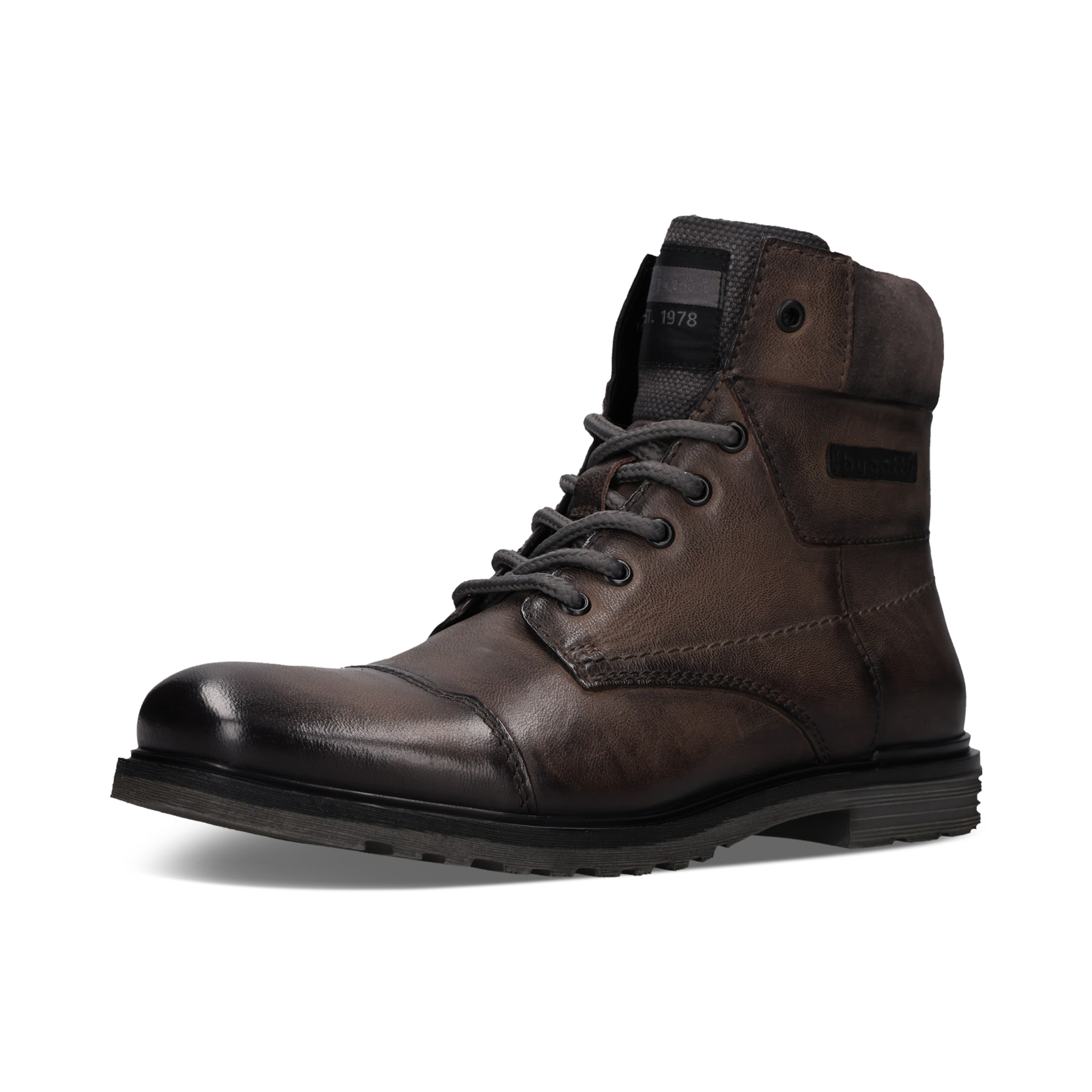 bugatti Veterboots in Grijs: voorkant