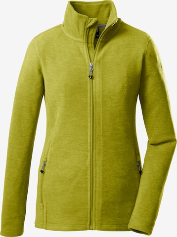 KILLTEC Athletic Fleece Jacket in Green: front