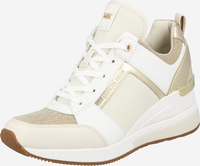 MICHAEL Michael Kors Sneaker low 'Georgie' i beige-meleret / guld / hvid, Produktvisning