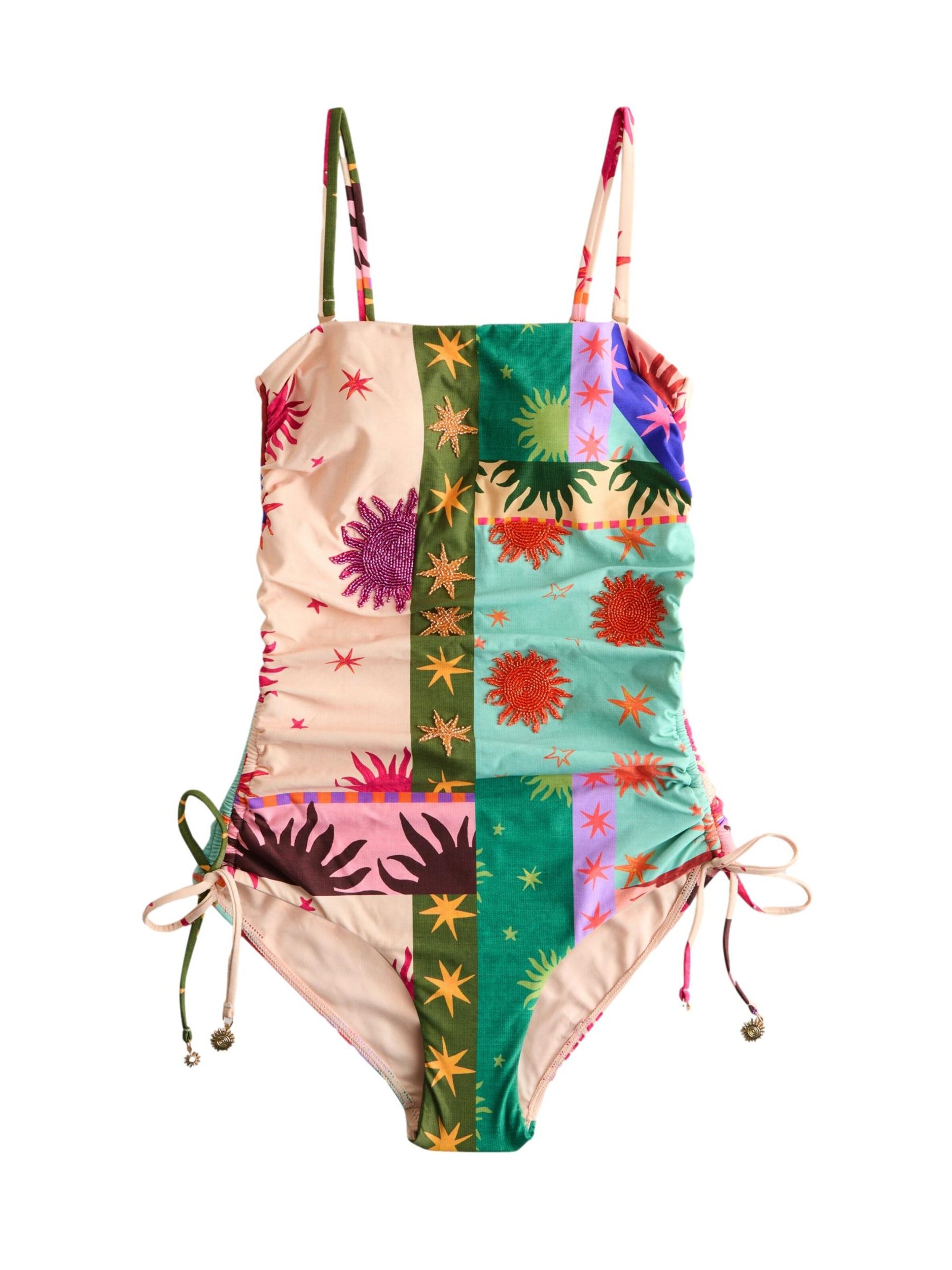 Maillot de bain modelant Next en mélange de couleurs : devant