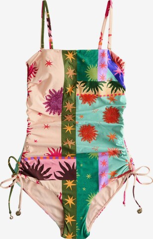 Maillot de bain modelant Next en mélange de couleurs : devant