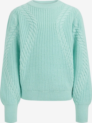 WE Fashion Sweater in Green: front