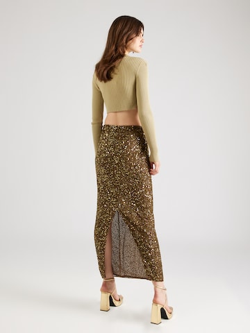 Nasty Gal - Falda en oro