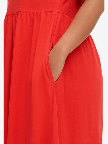 SHEEGO - Vestido en rojo