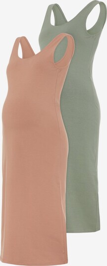 MAMALICIOUS Dress 'Sia' in Light brown / Green, Item view
