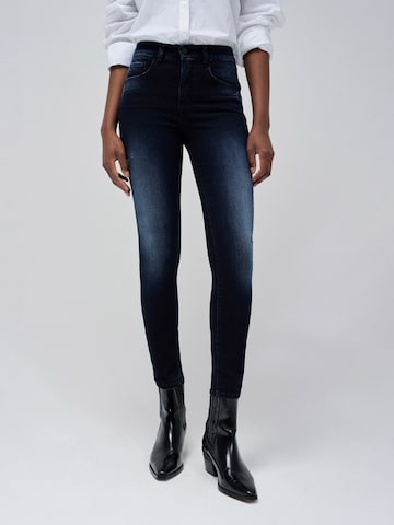 Salsa Jeans Skinny Jeans 'Faith' in Blauw: voorkant