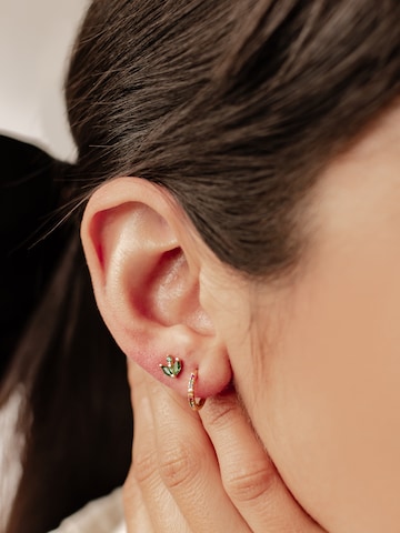 Hey Happiness - Pendientes 'Rainbow' en oro