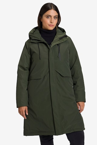 Ulla Popken Performance Jacket in Green: front