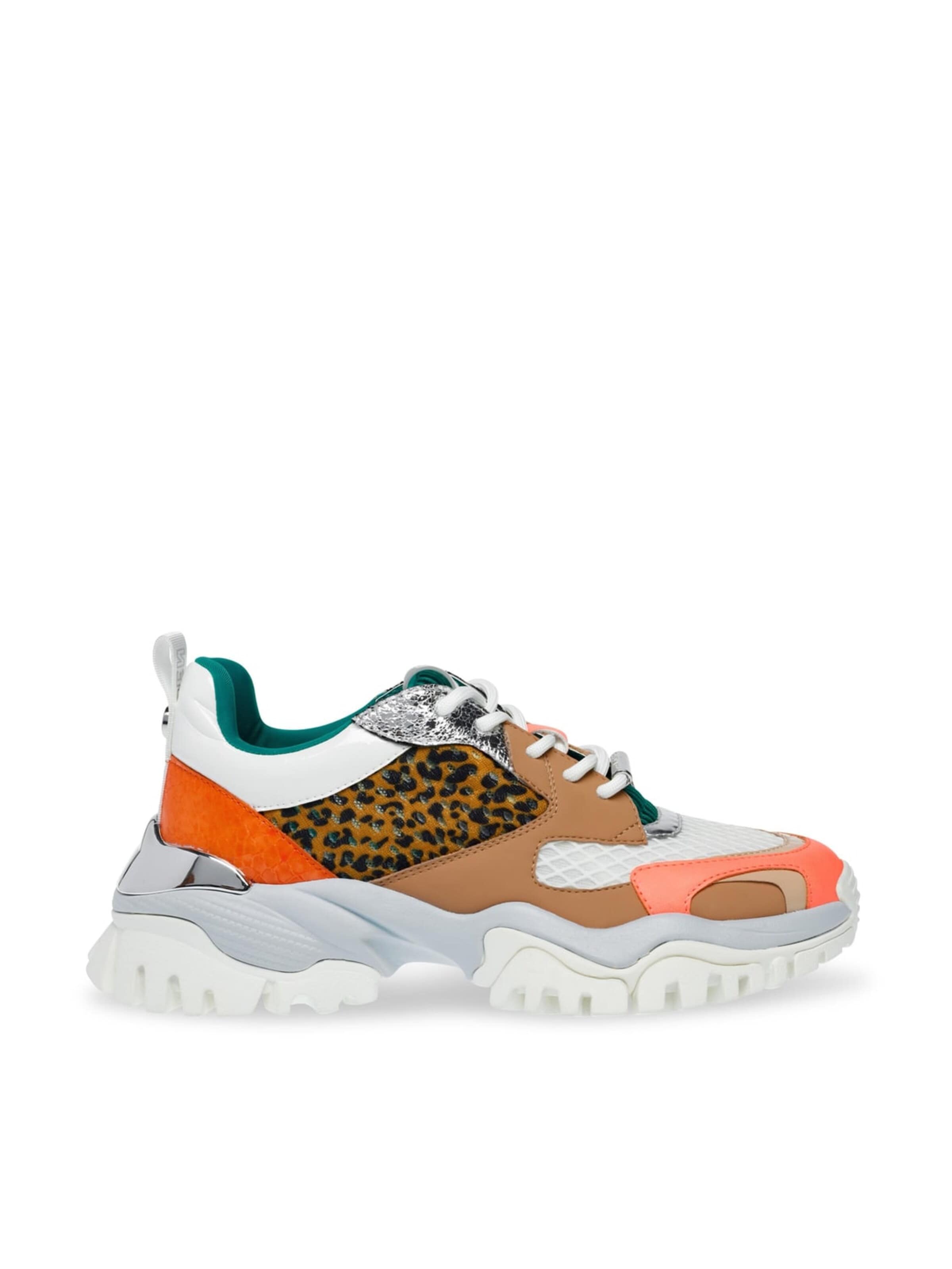 STEVE MADDEN Athletic Lace-Up Shoes 'Womens Trilling Coral / Multi Lace-Up Low-Profile Shoes' in 36 in Mixed colors, Item view