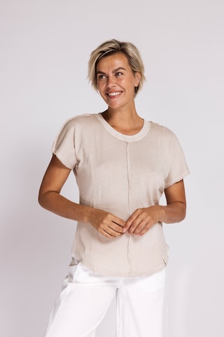 Zhrill Shirt in Beige: front