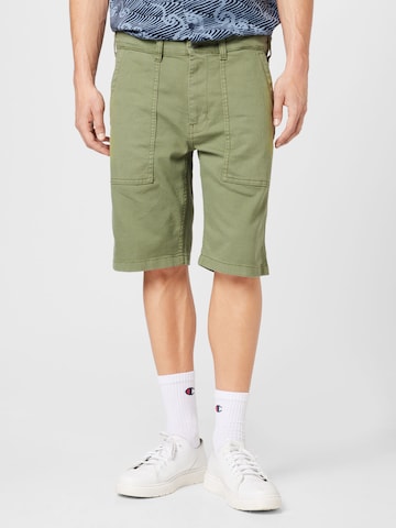 Hailys Men Regular Pants 'Titus' in Green: front