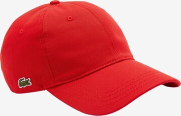 LACOSTE Cap in Rot: Vorderseite