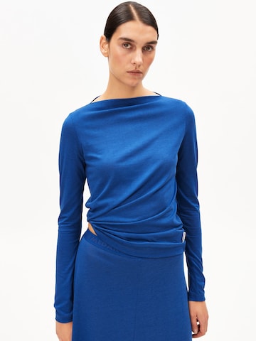 ARMEDANGELS Shirt in Blauw: voorkant