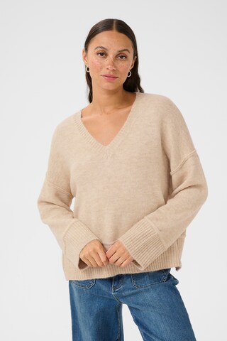 Kaffe Pullover in Beige: Vorderseite