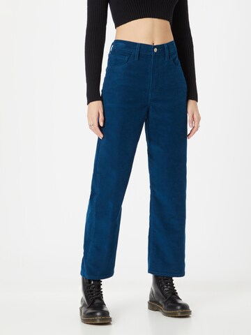 LEVI'S ® Szabványos Nadrág 'Ribcage Str Ankle Zip Cord' - kék: elől