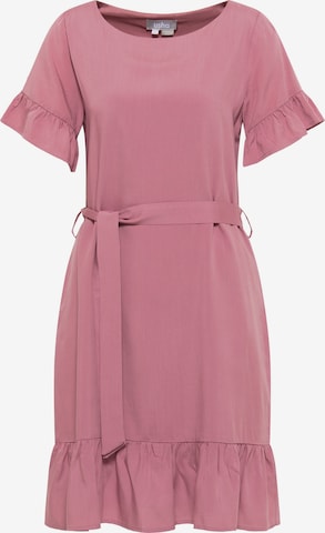 Usha Платье в Ярко-розовый: спереди