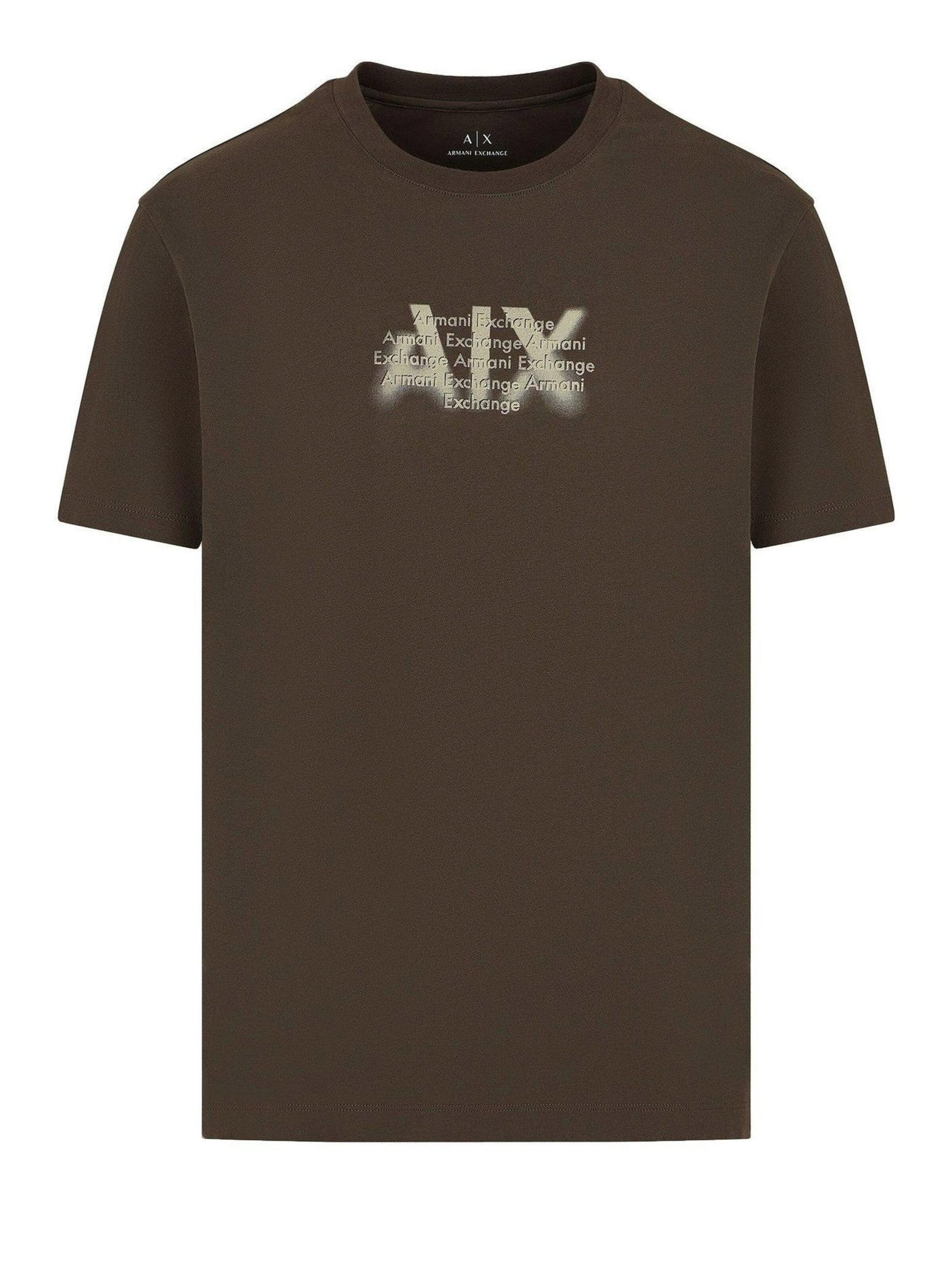 ARMANI Shirt '6DZTHH' in Bruin: voorkant